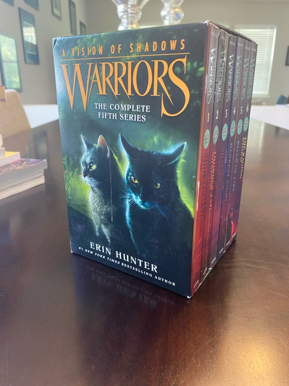 Warrior cat Series Paperback - Autumn Orange & Brown Back Cover